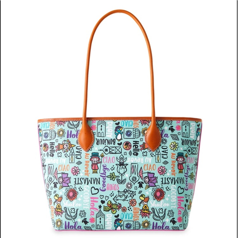 NWT Dooney and bourke It’s a small world tote - Picture 2 of 4